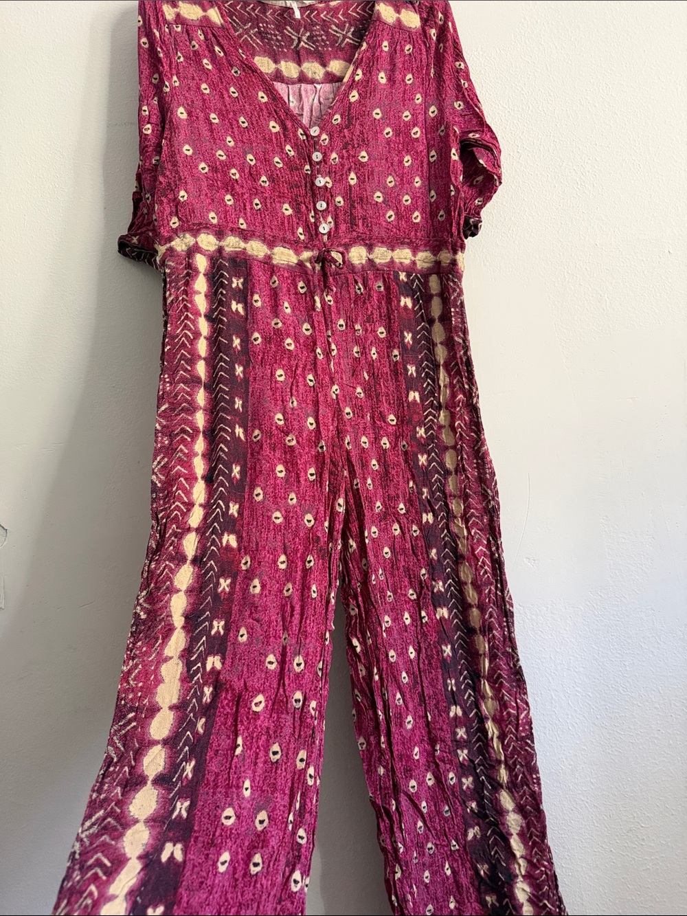 Jen’s pirate Booty x Free People Boho Jumpsuit Size L